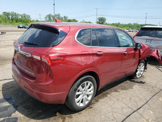 LRBFX1SA6LD079462 - 2020 BUICK ENVISION PREFERRED RED photo 3