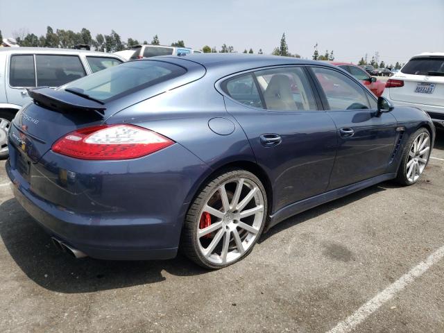 WP0AC2A70AL090267 - 2010 PORSCHE PANAMERA TURBO BLUE photo 3