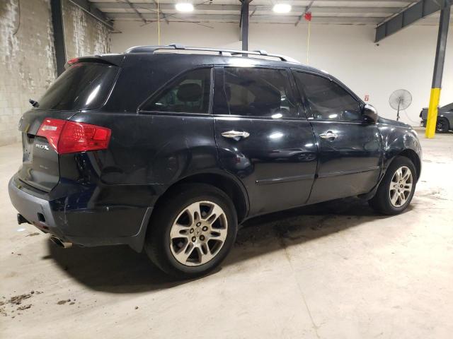 2HNYD28479H512111 - 2009 ACURA MDX TECHNOLOGY GRAY photo 3