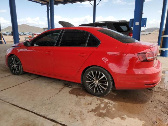 3VWD17AJ0HM397519 - 2017 VOLKSWAGEN JETTA SPORT წითელი ფოტო 2