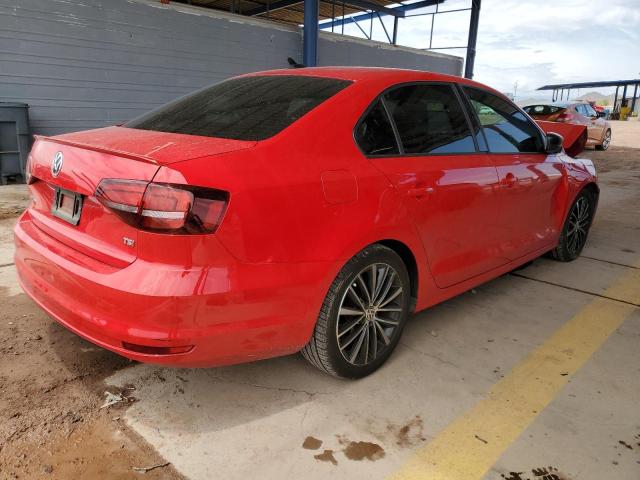 3VWD17AJ0HM397519 - 2017 VOLKSWAGEN JETTA SPORT წითელი ფოტო 3