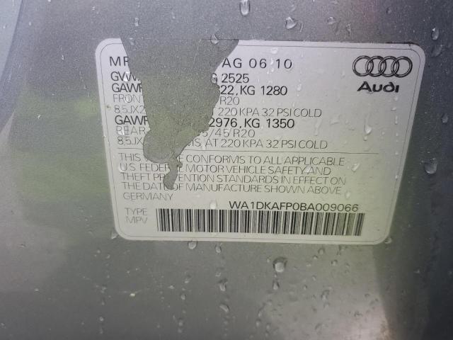 WA1DKAFP0BA009066 - 2011 AUDI Q5 PREMIUM PLUS 银色 照片 13