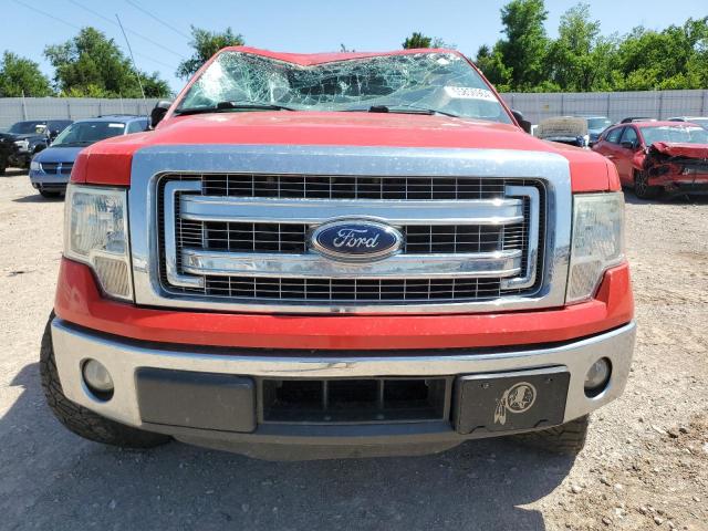 1FTFW1CT6EKD24814 - 2014 FORD F150 SUPERCREW RED photo 5