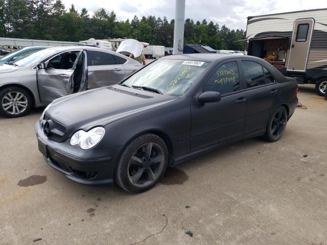 WDBRF40J65F612096 - 2005 MERCEDES-BENZ C 230K SPORT SEDAN BLACK photo 1