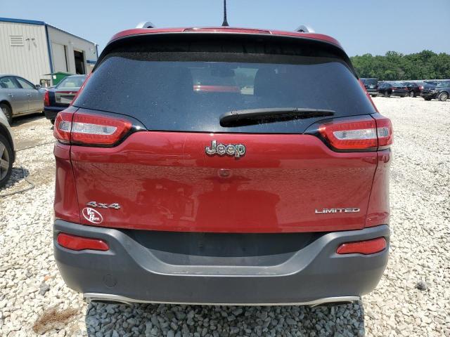 1C4PJMDS3HD226178 - 2017 JEEP CHEROKEE LIMITED RED photo 6