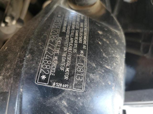 WB1061208EZZ24882 - 2014 BMW K1600 GTL GRAY photo 10