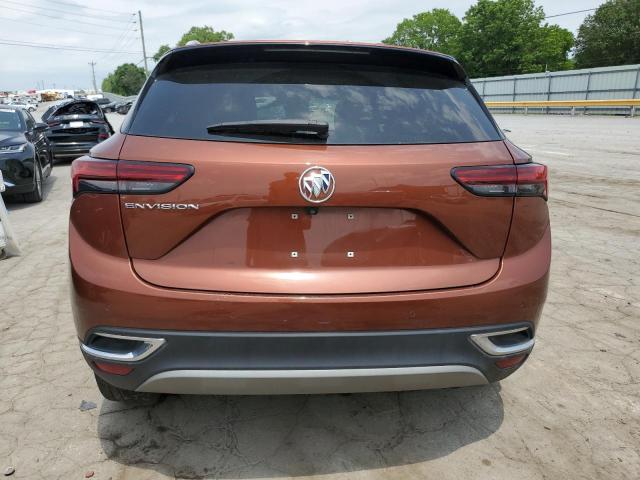 LRBFZNR43MD074447 - 2021 BUICK ENVISION ESSENCE ORANGE photo 6