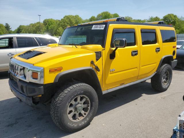 5GRGN23U33H118252 - 2003 HUMMER H2 YELLOW photo 1