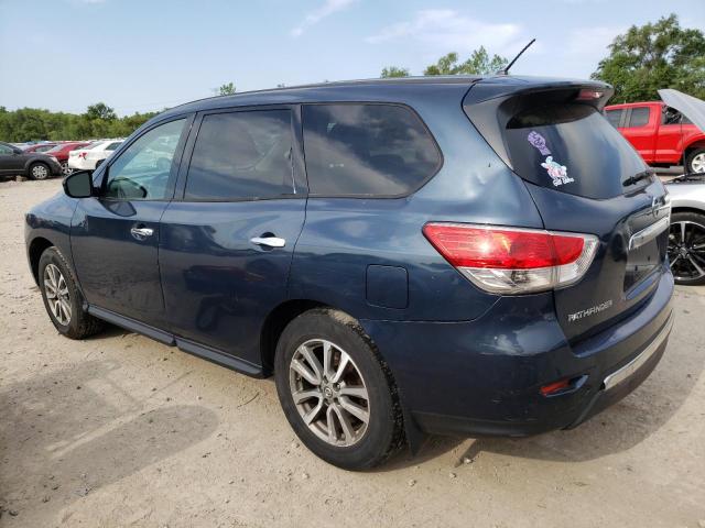 5N1AR2MMXEC616034 - 2014 NISSAN PATHFINDER S BLUE photo 2