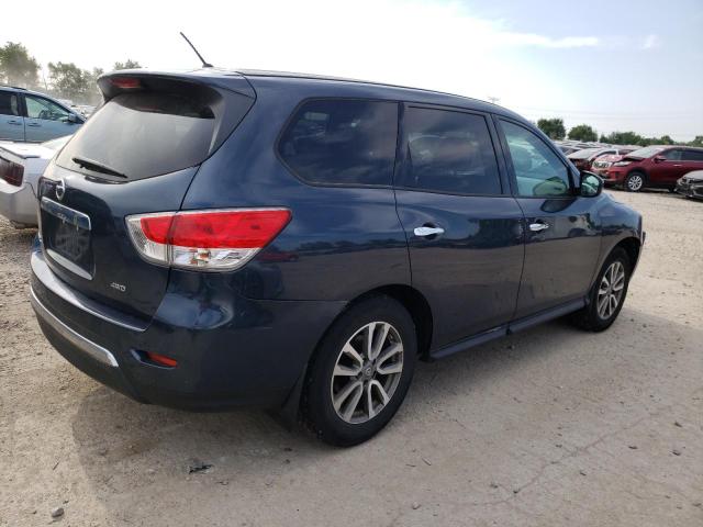 5N1AR2MMXEC616034 - 2014 NISSAN PATHFINDER S BLUE photo 3