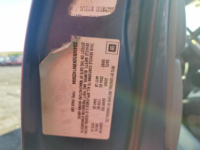 2G4WB52K9W1425094 - 1998 BUICK REGAL LS 蓝色 照片 12