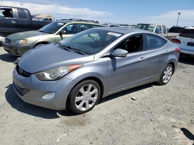 KMHDH4AE2DU890703 - 2013 HYUNDAI ELANTRA GLS SILVER photo 1