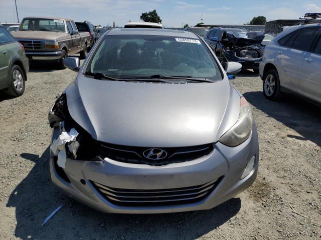 KMHDH4AE2DU890703 - 2013 HYUNDAI ELANTRA GLS SILVER photo 5