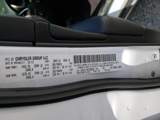 1C4RJFJT9EC268650 - 2014 JEEP GRAND CHER SUMMIT თეთრი ფოტო 13