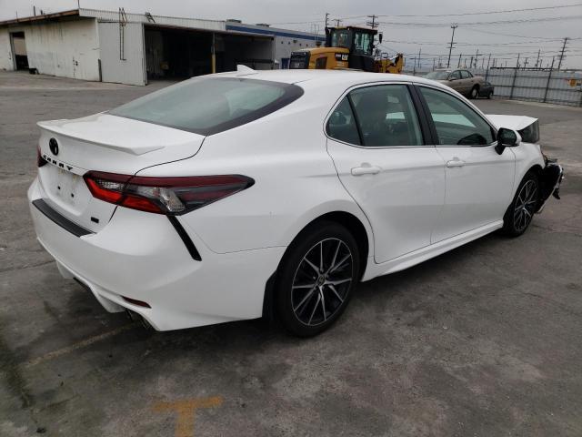 4T1G11AK4PU756270 - 2023 TOYOTA CAMRY SE NIGHT SHADE WHITE photo 3
