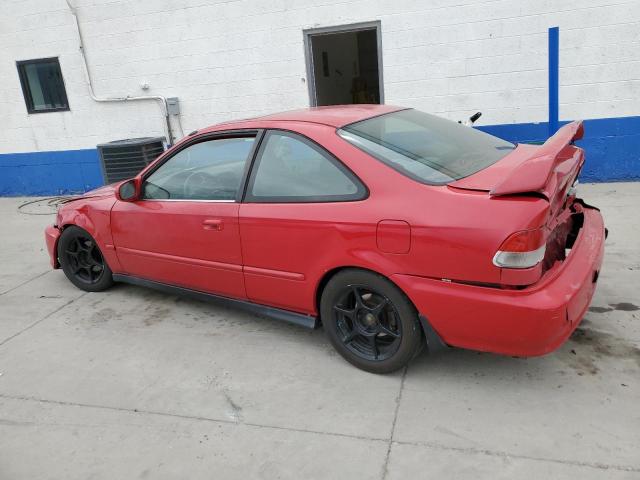 1HGEJ8149YL045808 - 2000 HONDA CIVIC EX RED photo 2