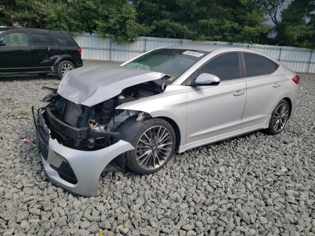 KMHD04LB7HU365314 - 2017 HYUNDAI ELANTRA SPORT SILVER photo 1