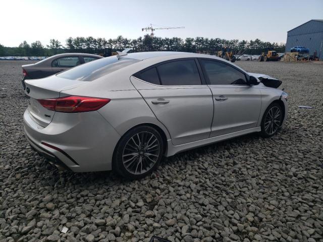 KMHD04LB7HU365314 - 2017 HYUNDAI ELANTRA SPORT SILVER photo 3