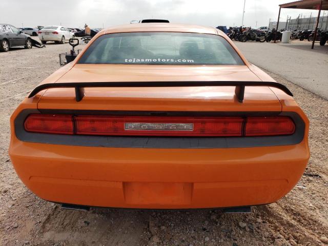 2C3CDYAG1CH141465 - 2012 DODGE CHALLENGER SXT ORANGE photo 6