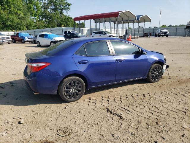 2T1BURHE4GC644280 - 2016 TOYOTA COROLLA L BLUE photo 3