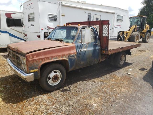 1GDHC34M9EV510880 - 1984 GMC C3500 BLUE photo 1