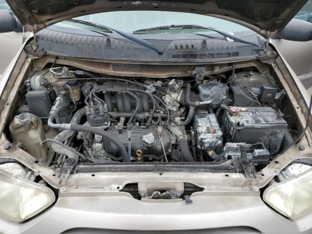 4N2ZN15T72D809831 - 2002 NISSAN QUEST GXE BEIGE photo 11