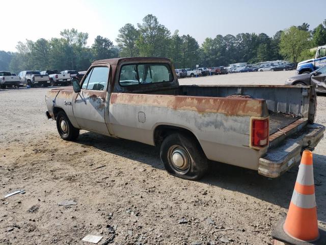 1B7GD14T7FS624937 - 1985 DODGE D-SERIES D100 GRAY photo 2