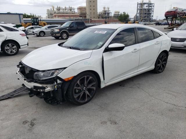 2HGFC2F89MH502728 - 2021 HONDA CIVIC SPORT 白色 照片 1