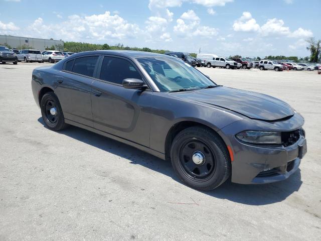 2C3CDXAG3FH732220 - 2015 DODGE CHARGER POLICE GRAY photo 4