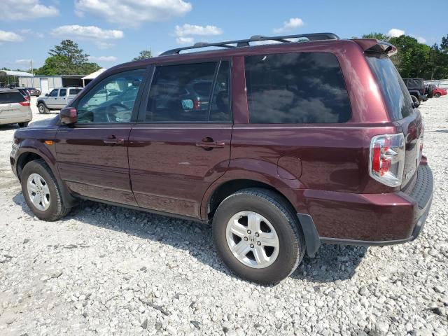 5FNYF18238B047436 - 2008 HONDA PILOT VP BURGUNDY photo 2