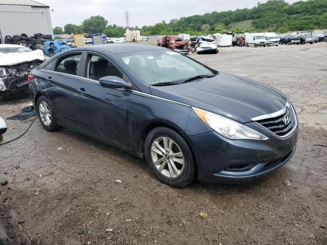 5NPEB4AC1BH001860 - 2011 HYUNDAI SONATA GLS BLUE photo 4