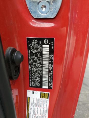 JTKJF5C74FJ003374 - 2015 TOYOTA SCION TC 红色 照片 13