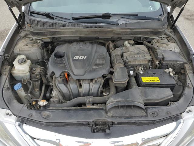 5NPEC4AC5DH700022 - 2013 HYUNDAI SONATA SE SILVER photo 11