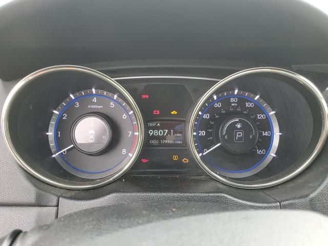 5NPEC4AC5DH700022 - 2013 HYUNDAI SONATA SE SILVER photo 9