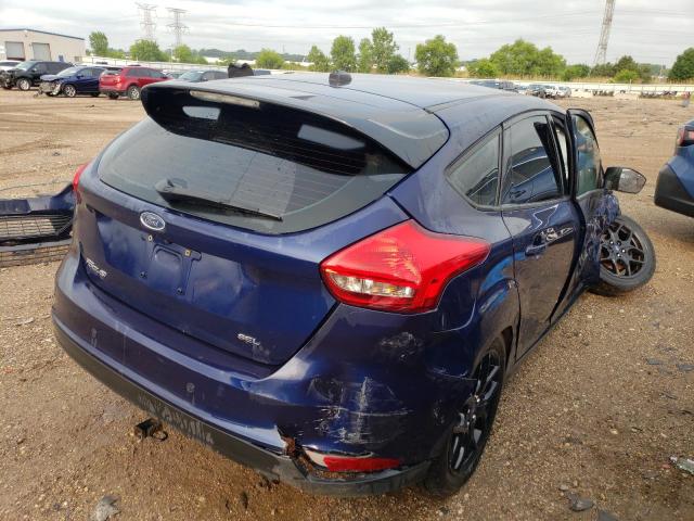 1FADP3M28HL207360 - 2017 FORD FOCUS SEL BLUE photo 3