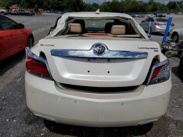 1G4GE5GV6AF150610 - 2010 BUICK LACROSSE CXS WHITE photo 6