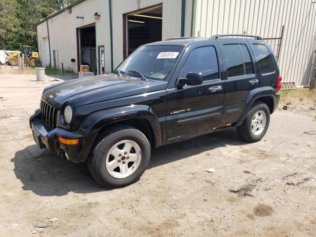 1J4GL58K33W502487 - 2003 JEEP LIBERTY LIMITED BLACK photo 1