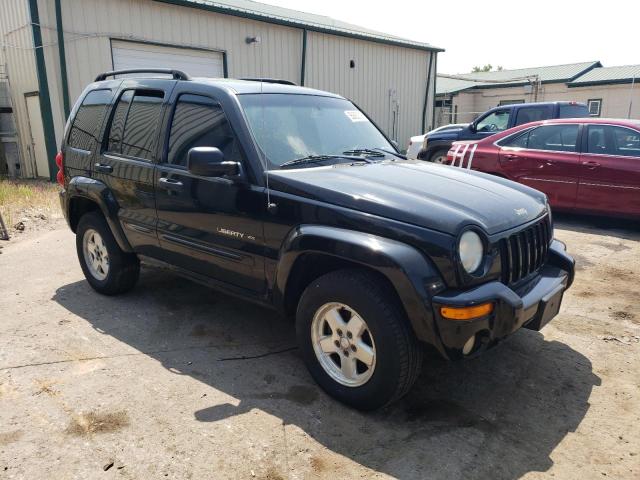 1J4GL58K33W502487 - 2003 JEEP LIBERTY LIMITED BLACK photo 4