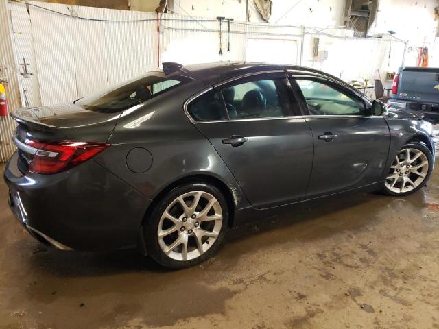 2G4GU5GX0H9121272 - 2017 BUICK REGAL GS CHARCOAL photo 3