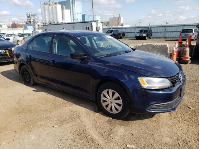 3VW2K7AJ9DM275126 - 2013 VOLKSWAGEN JETTA BASE أزرق صورة 4