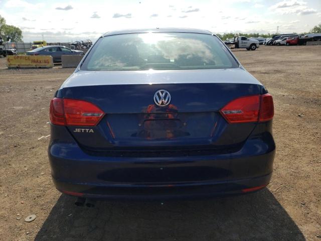 3VW2K7AJ9DM275126 - 2013 VOLKSWAGEN JETTA BASE أزرق صورة 6