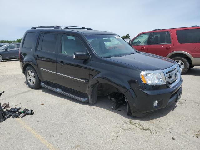 5FNYF48959B015698 - 2009 HONDA PILOT TOURING BLACK photo 4