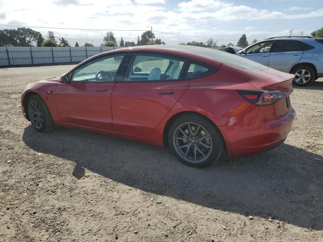 5YJ3E1EB0MF056378 - 2021 TESLA MODEL 3 RED photo 2