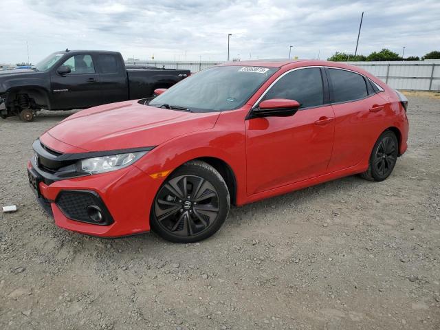 SHHFK7H53JU410287 - 2018 HONDA CIVIC EX RED photo 1