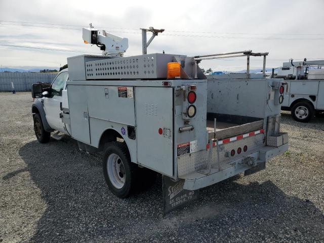 1FD4F46Y38EA84314 - 2008 FORD F450 SUPER DUTY WHITE photo 2