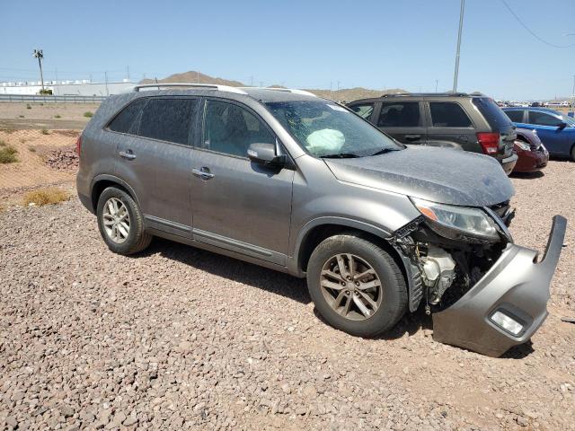 5XYKT3A62EG429694 - 2014 KIA SORENTO LX SILVER photo 4