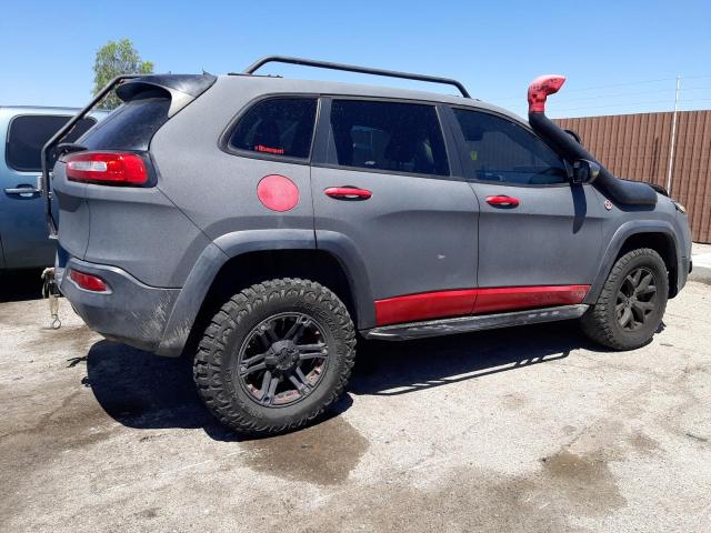 1C4PJMBSXEW239853 - 2014 JEEP CHEROKEE TRAILHAWK GRAY photo 3