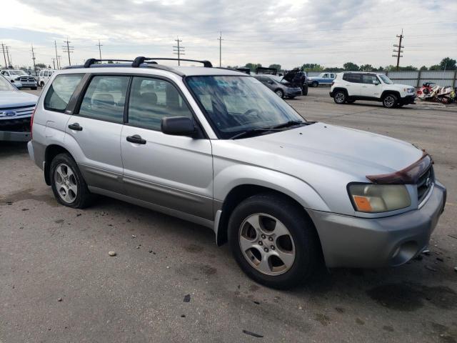 JF1SG65623H764707 - 2003 SUBARU FORESTER 2.5XS Серебристый фото 4