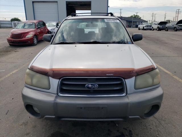 JF1SG65623H764707 - 2003 SUBARU FORESTER 2.5XS Серебристый фото 5
