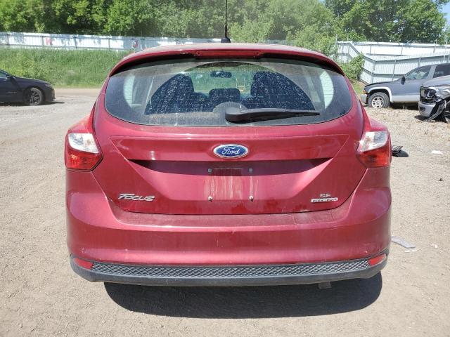 1FADP3K20EL383981 - 2014 FORD FOCUS SE MAROON photo 6